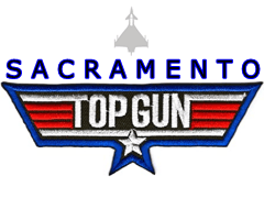 Escudo del equipo Topgun Sacramento