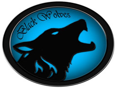 Komandos logotipas Black Wolves