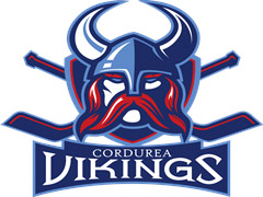 Komandos logotipas Cordurea Vikings