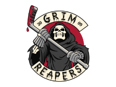 Komandos logotipas Grim Reapers