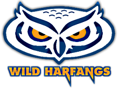 Komandos logotipas Wild Harfangs