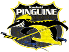 Komandos logotipas Krefeld Pinguine