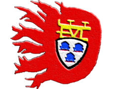 Komandos logotipas EVL Flames