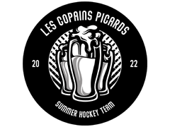 Komandos logotipas Les Copains Picards