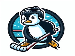 Komandos logotipas Lhota Penguins