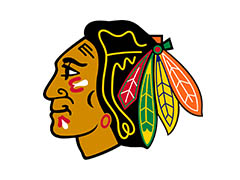 Komandos logotipas Chicago Blackhawks