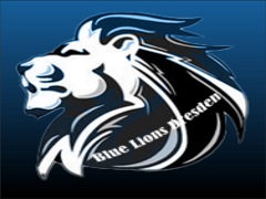 Komandos logotipas Blue Lions Dresden
