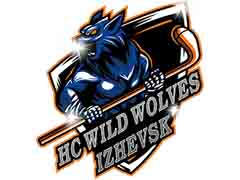 Lencana pasukan HC Wild Wolves Izhevsk