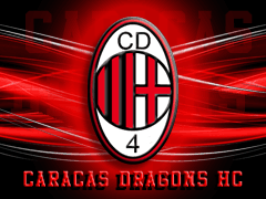 Komandos logotipas Caracas Dragons HC