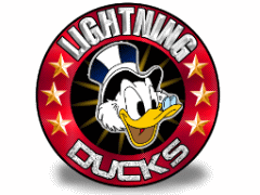 Komandos logotipas Lightning Ducks