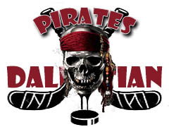Komandos logotipas Dalmatian Pirates