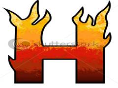 Komandos logotipas HC Hošťálková flames