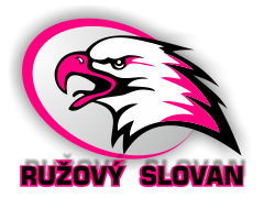 Logo de equipo ružový Slovan