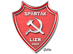 Lencana pasukan Spartak Lier