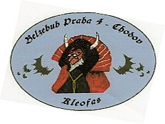 Komandos logotipas HC BELZEBUB CHODOV
