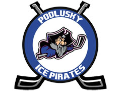 Komandos logotipas Podlusky Ice Pirates