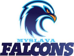 Ekipni logotip Myslava Falcons