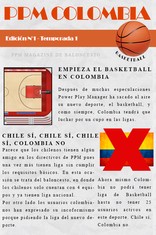 Edición 1 - Temporada 1 - Basketball