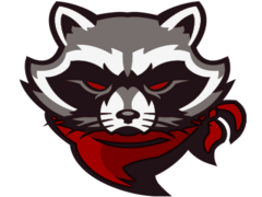 Komandas logo Kleebe Raccoons