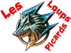 Logotipo do time les loups picards